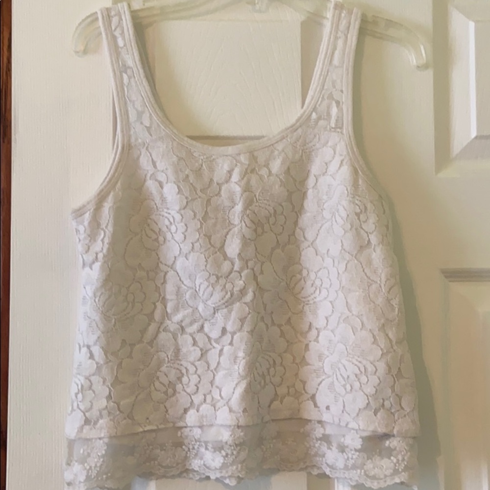 💥3 for $10💥 Hollister XS Lace Tank Top
